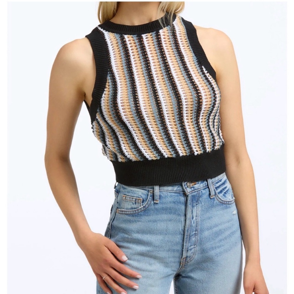 525 America Multicolor Knit Tank Top